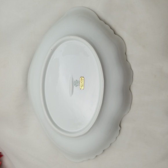 Vintage Richard Ginori Italy Scalloped Shell Fruits Serving Platter - Picture 3 of 15